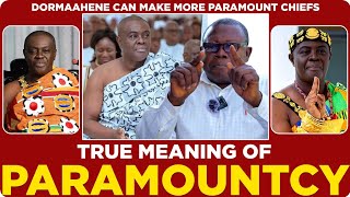 Difference between Paramount chief and Normal Chief  Historian explains in details [upl. by Tommy91]