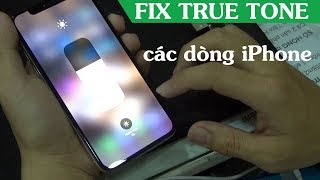 Sửa Fix True Tone khi thay màn hình iPhone X Xs Max [upl. by Fonsie]