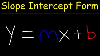 Slope Intercept Form Ymxb  Algebra [upl. by Jordan592]