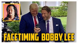 President Trump and Dave Portnoy FaceTime Bobby Lee Funny [upl. by Eltsyrk679]