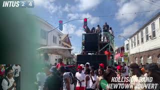 KOLLISION BAND LIVE  NEWTOWN JOUVERT 2024🇰🇳 [upl. by Iborian]