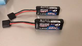 TRAXXAS POWER CELL LIPO BATTERIES  2 2S 74 VOLT 2200 MAH 25C REVIEW [upl. by Nasar]