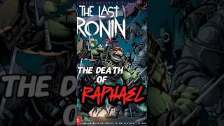 The DEATH Of RAPHAEL TMNT The Last Ronin tmnt thelastronin idwcomics comicbooks sixxgoblin [upl. by Kedezihclem]