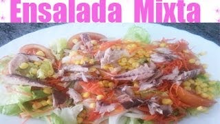 Ensaladas faciles y rapidas recetas de cocina con Mila [upl. by Nailil]