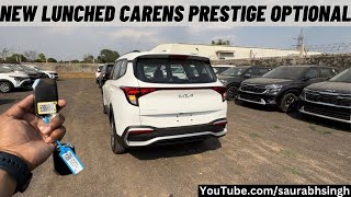 New Launched Kia Carens Prestige optional 2024 Price amp Features❤️kia carens prestigeO 6STR Review [upl. by Nottus]