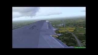 FSX  Lockheed L1011500 Landing at Liverpool Airport HD [upl. by Pages501]