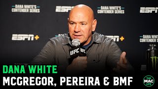 Dana White Conor McGregor didnt turn down Justin Gaethje Talks issues with UFC Africa [upl. by Eillas289]