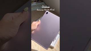 Unbox Tab S9 FE 5G samsungtabs9 samsung tabs s9 unboxing [upl. by Ahab289]