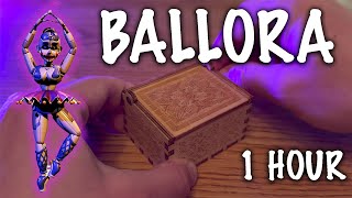 Crumbling Dreams Balloras Music Box  FNAF Sister Location 1 HOUR [upl. by Nett557]