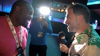 “DO YOU WANT ME TO END IT NOW” Eddie Hearn CONFRONTED BY Derek Chisora  EUBANK JR  WARREN SHALOM [upl. by Sheela]