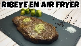 PLATO PARA ENAMORAR  LA MEJOR CARNE EN EL AIR FRYER  KETO  CARNIVORO  RIBEYE  VALERIA MORENO [upl. by Arahsal]