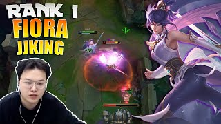 🔴 JJking Fiora  How to Destroy KR Challenger 1200 LP  JJking Fiora vs Yasuo [upl. by Ardnajela]