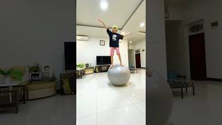 Fun Bouncing Adventure Trampoline amp Exercise Ball Delight shorts acrobatics trampoline tricks [upl. by Alek]