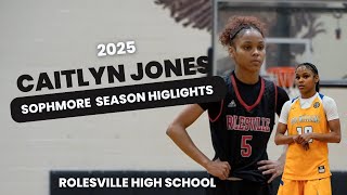 2025 Caitlyn Jones Rolesville High School Boo Willliams 2025 Sophmore Season Highlights [upl. by Ymeon786]