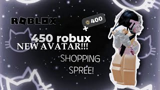 400 ROBUX SHOPPING SPREE 🛍️ NEW AVATR [upl. by Elhsa]