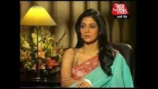 Sridevi interview on Aaj Tak [upl. by Graehl]