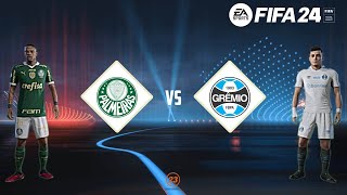 FIFA 24  Palmeirs vs Grêmio  Gameplay PS5 4K 60FPS Brasileirão 2024 [upl. by Dorene]