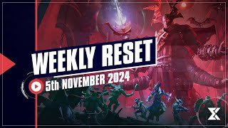 Destiny 2 Weekly Reset  Festival of the Lost Continues 5th November 2024 [upl. by Melleta]