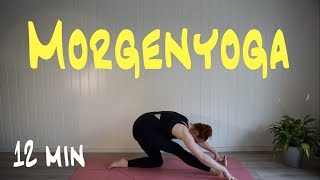 MYK MORGENYOGA FOR HOFTER NAKKE OG RYGG 12 minutter [upl. by Adnahcal]