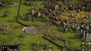 Cossacks 3  1v7 Impossible AI No Peace Artillery 10k 4 [upl. by Airahs394]