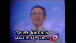 Canal 13 Santa Fe  Tanda 3 de 5  5 de Febrero de 1999 [upl. by Asimaj]