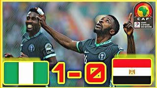 NIGERIA VS EGYPT 10 HIGHLIGHTS  AFCON 2022  POSTMATCH REACTION  KELECHI IHEANACHO  ELO [upl. by Ymmit763]