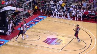 Paul George Gruesome Leg Injury in Team USA Basketball Showcase HD [upl. by Chi]