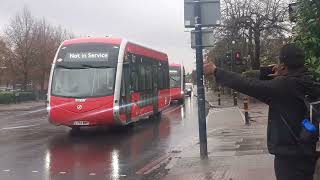 BRAND New GAL Irizar Trams Passing Catford Bus Garage LJ74BRF And LJ73CHV [upl. by Neurath132]