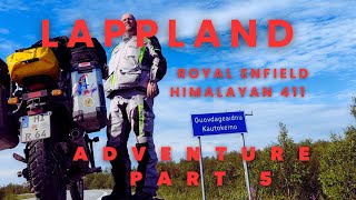 Lappland Royal Enfield Himalayan 411 Adventure  Part 5 [upl. by Sil]