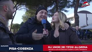 Parola ai Tifosi PisaCosenza prepartita [upl. by Yatzeck]