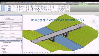 17 Modélisation de la route existante dallage sur terreplein [upl. by Leilah88]