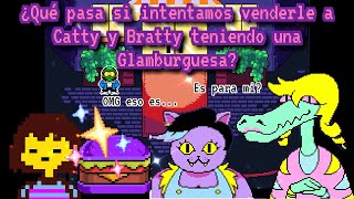 CURIOSIDADES UNDERTALE ¿Que sucede si intentas venderle a Catty y Bratty teniendo una glamburguesa [upl. by Ver]