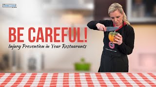 Preventing Injuries in Your Restaurant  12 Tips for Managers and Employees [upl. by Ramedlaw919]