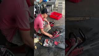 Replace carburetor for chainsaw Komatsu Japan automobile diy stihl motorcycle tips stihl [upl. by Kassel134]