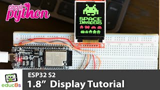 ESP32 S2 Color Display ST7735 How to use tutorial with Circuit Python [upl. by Philippa199]