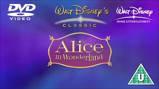 Opening to Alice in Wonderland Special Edition UK DVD 2005 [upl. by Binni]