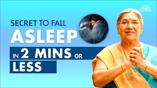 The Art Of Falling Asleep In 2 Minutes With Yogic Practice  Deep And Quick Sleep  Dr Hansaji [upl. by Vaasta]