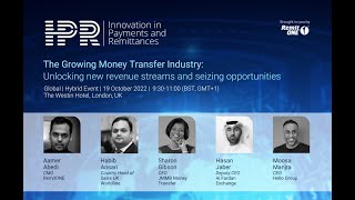 The Growing Money Transfer Industry IPR Global Event 2022 [upl. by Asirrom]