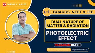 PHOTOELECTRIC EFFECT  DUAL NATURE OF MATTER amp RADIATION  CLASS 12  CBSE NEET amp JEE [upl. by Emorej]