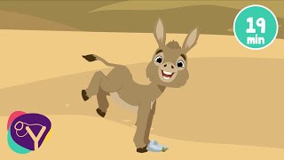 Bible Songs with Animals Collection  Animated with Lyrics [upl. by Newby605]