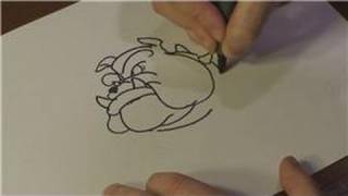 How to Draw Animals  How to Draw a Bulldog Mascot [upl. by Suirauqed]