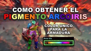 MHW  Como conseguir exactamente el color Arco Iris [upl. by Barnabe]