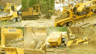 Bandit Industrial Equipment Spotlight Beast Whole Tree Chippers Track Carriers [upl. by Anrahc]