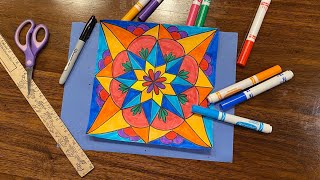 Art Challenge 3 Radial Symmetry [upl. by Annahs949]