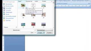 Afbeelding invoegen in MS Word 2007 [upl. by Enoed]