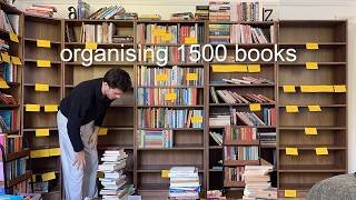 organising 1500 books in my new home library [upl. by Jonie]