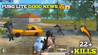 PUBG LITE GOOD NEWS 😍😱 COME BACK PUBG MOBILE LITE  New Update NEWS 0280🔥 [upl. by Bajaj]