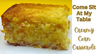 Creamy Corn Casserole  A Cross Between Corn Bread and Corn Pudding  So Moist and Delicious [upl. by Lupiv]