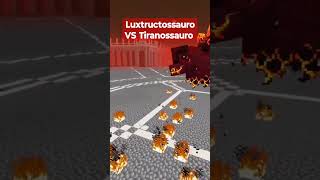 Luxtructossauro VS Tiranossauro minecraft batalhaepica minecraftmeme gaming minecraftparody [upl. by Aiyekal861]