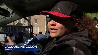 Students parents protest Chicago school closures [upl. by Clothilde125]